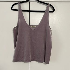 Poshmark velvet lavender tank